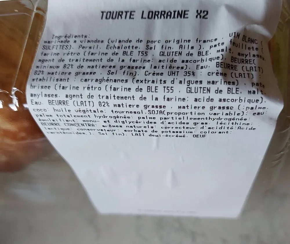 Tourte lorraine