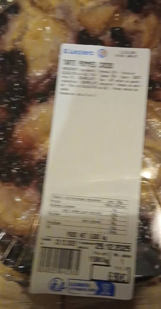 Tarte pomme cassis