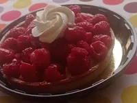 Tarte aux framboises