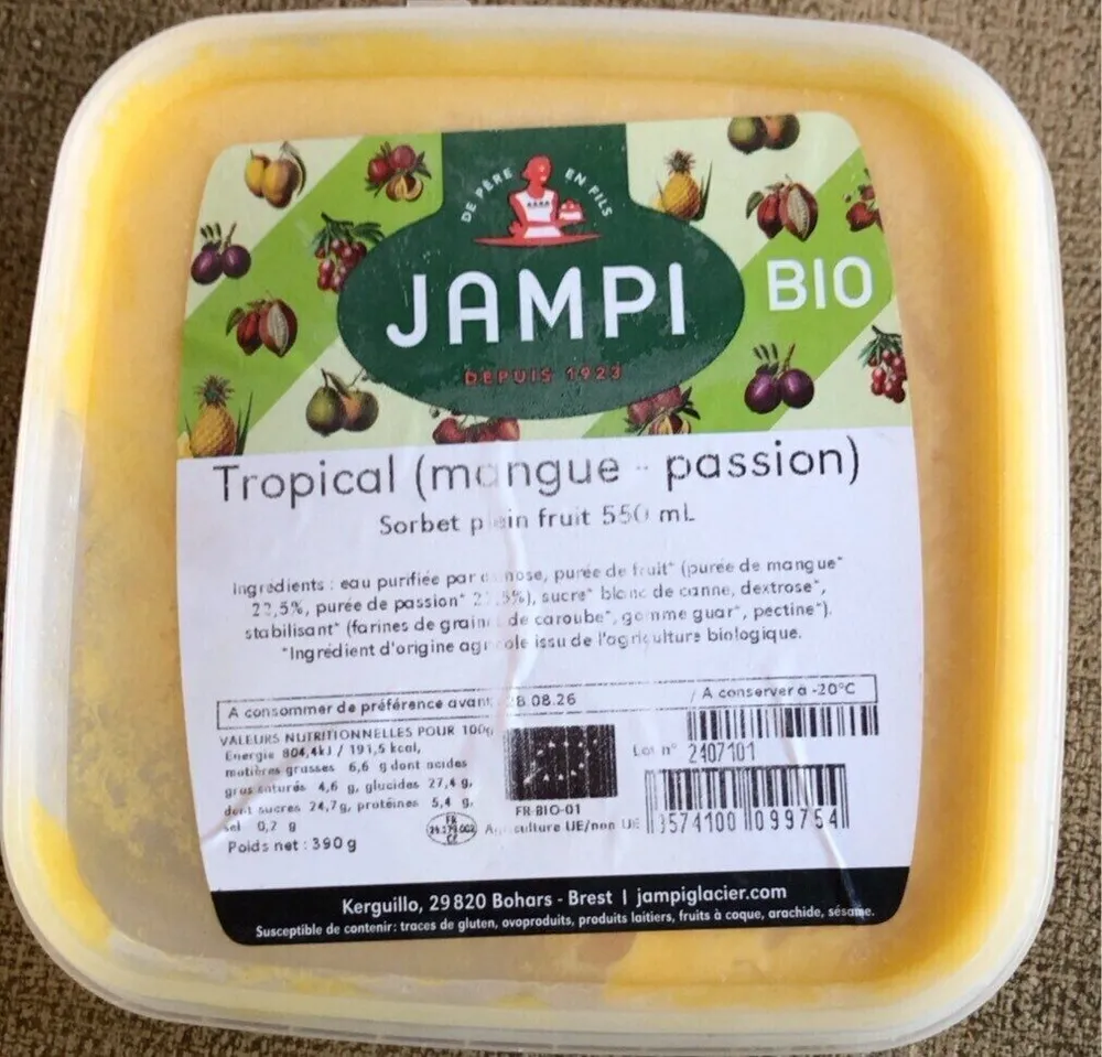 Tropical (mangue-passion)