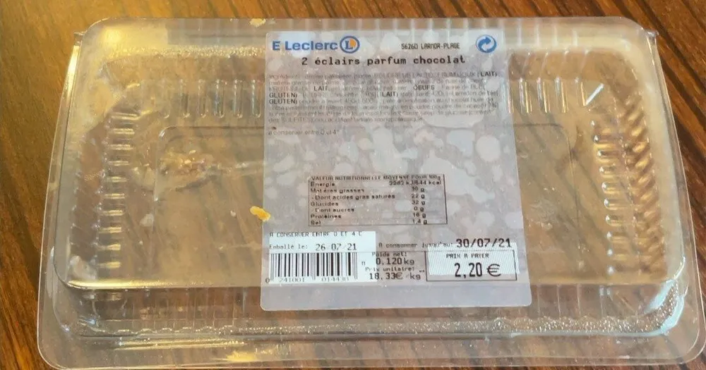 Eclair parfum chocolat