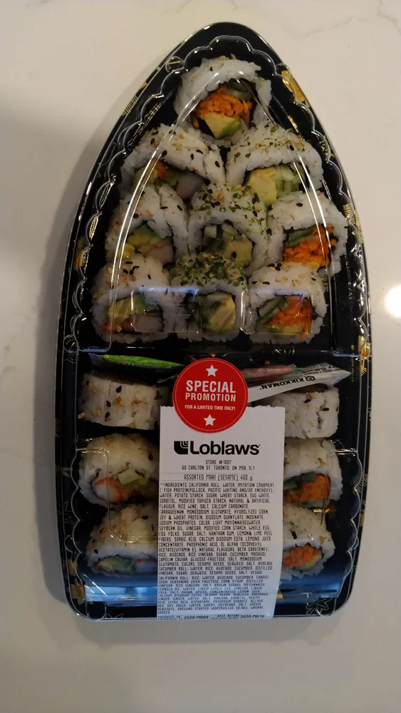 Assorted maki (sesami)