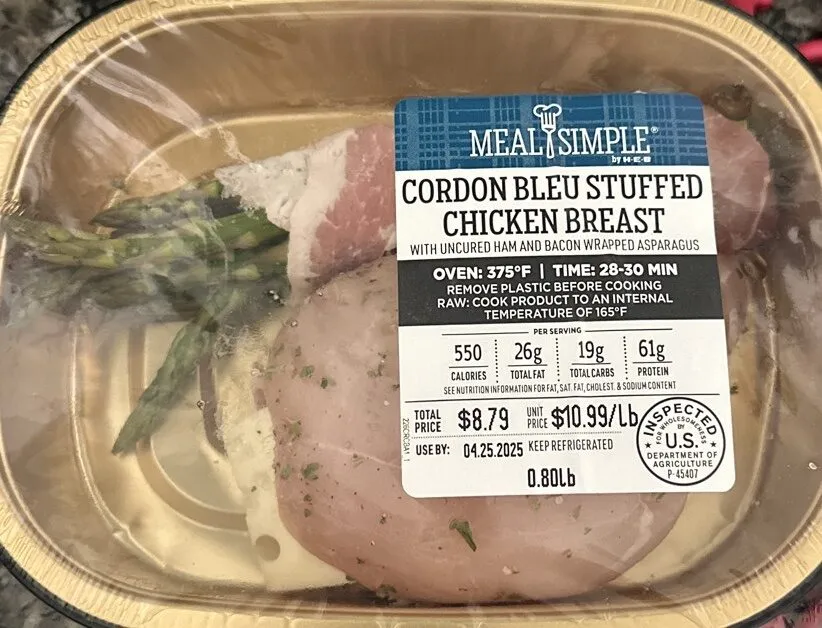 Chicken Cordon Bleu Stuffed Chicken Breast