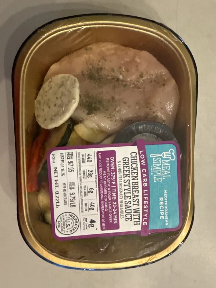Chicken Breast With Greek Style Sauce