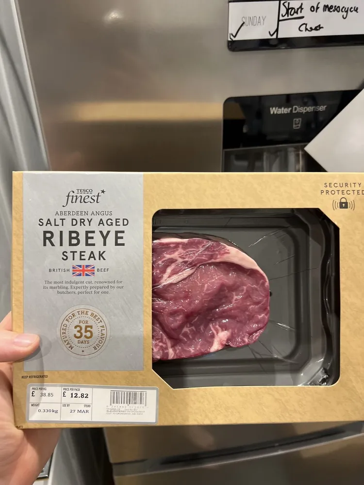 Salt Dry Aged Ribeye Steak