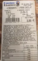 Croissants et Pains au chocolats