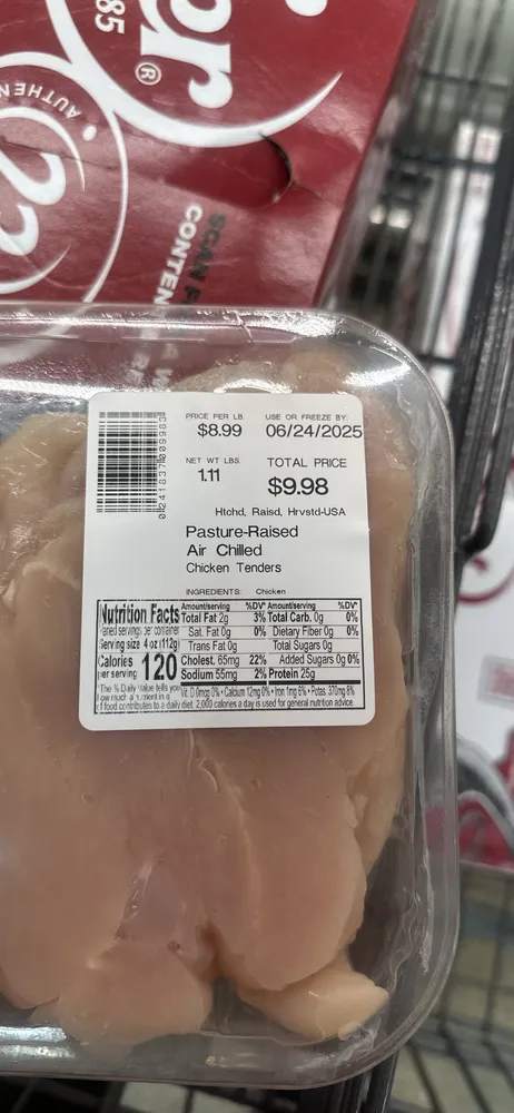 Pasture Raised Slow Growth Chicken Tenders