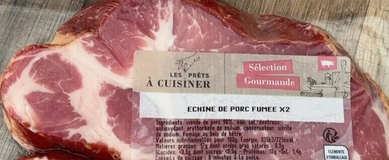 Échine de porc fumé