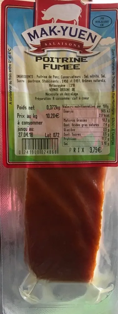 Poitrine fumée