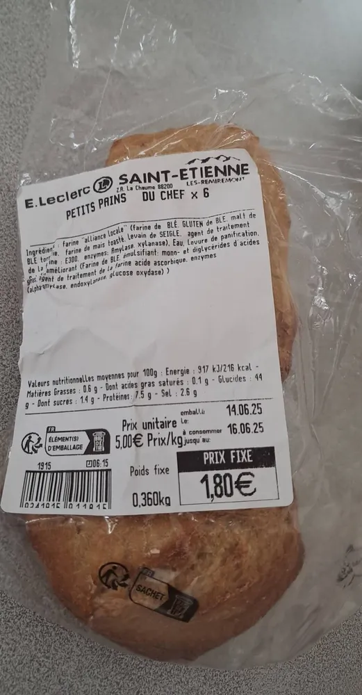 Petits pains du chef