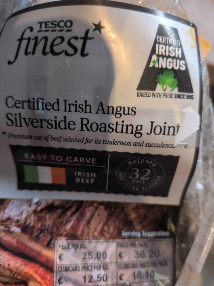 Silverside roast angus beef