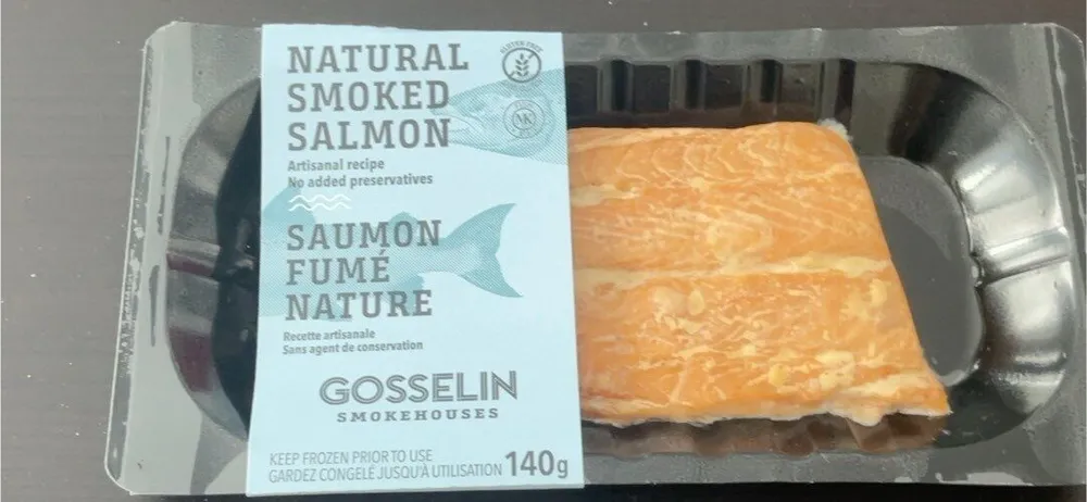 Saumon fumé nature