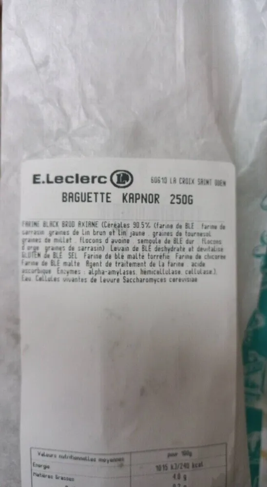 Baguette kapnor