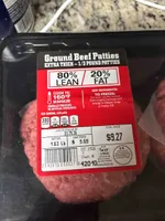 Ground Beef Patties Extra Thick - 1/3 Pound Patties