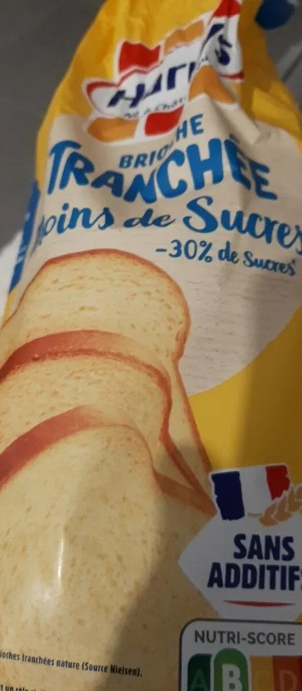Brioche tranchée moins 30% de sucres