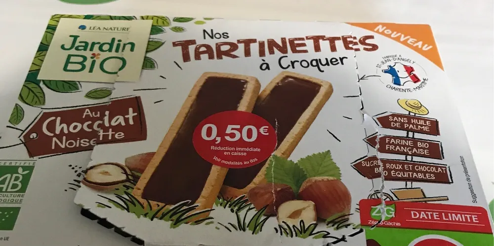Nos tartinettes a croquer