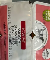 Low fat yoghurt strawberry