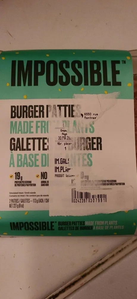 Burger PATTY