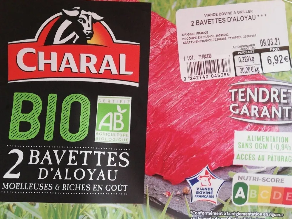 2 BAVETTES D'ALOYAU Bio
