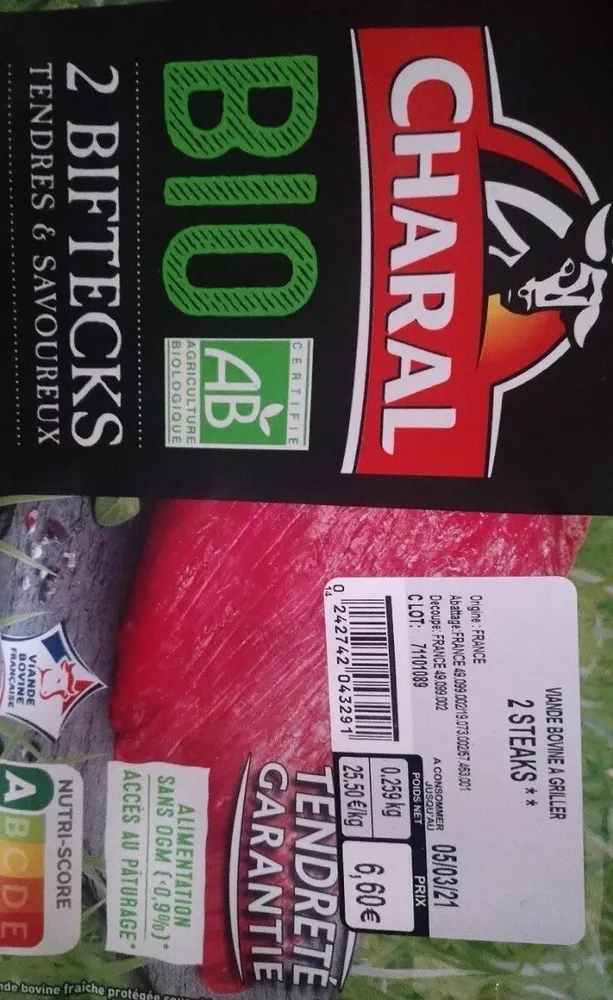 2 biftecks