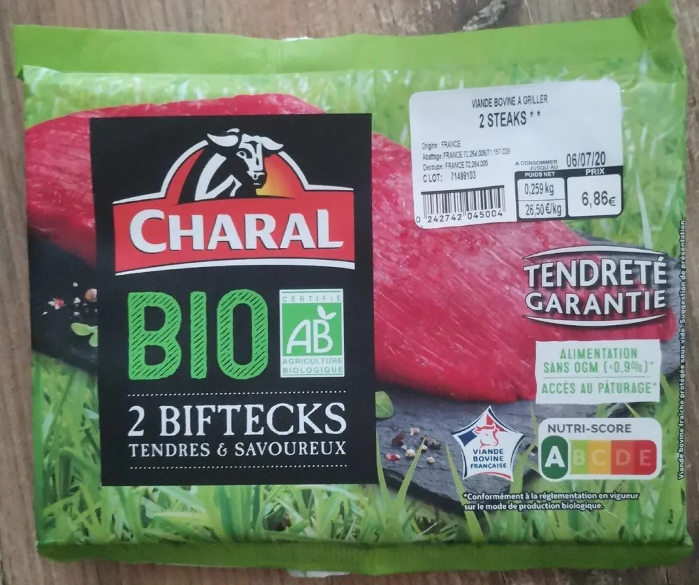 2 biftecks