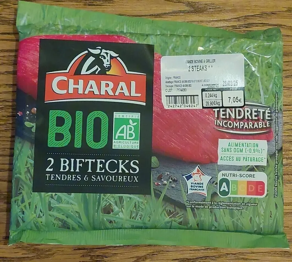 Bifteck tendre et savoureux