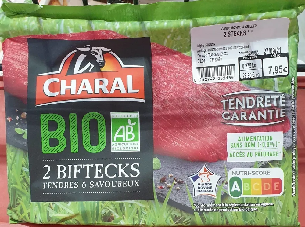 2 biftecks