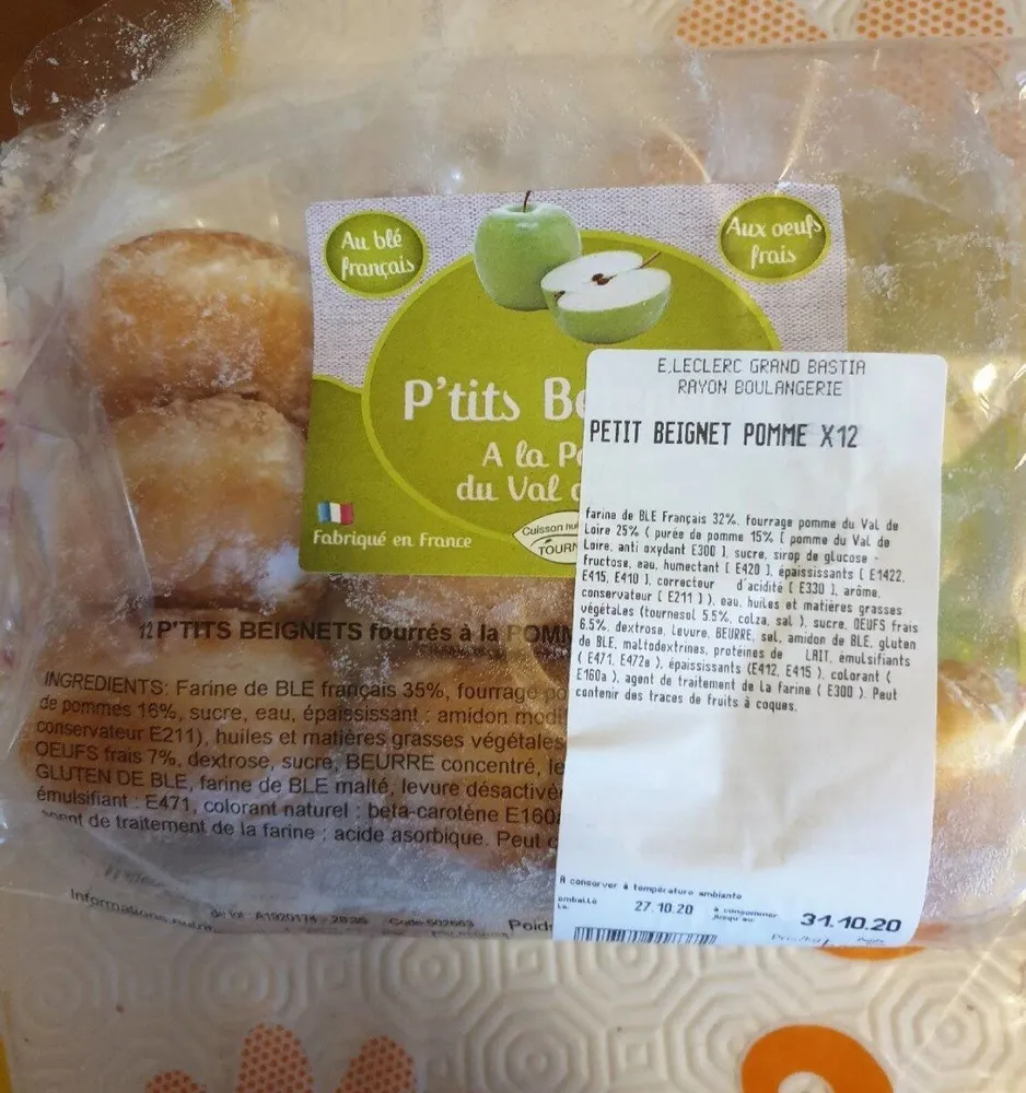 Petit beignet pomme
