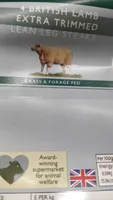 4 British Lamb extra trimmed lean leg steaks