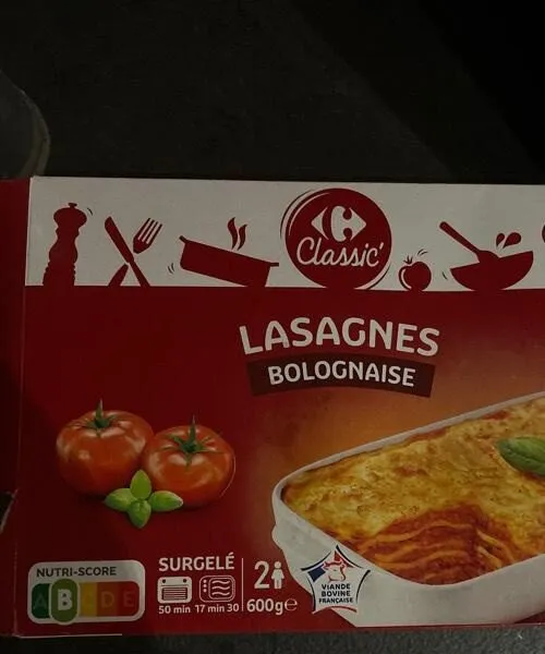 Lasagnes bolognaise