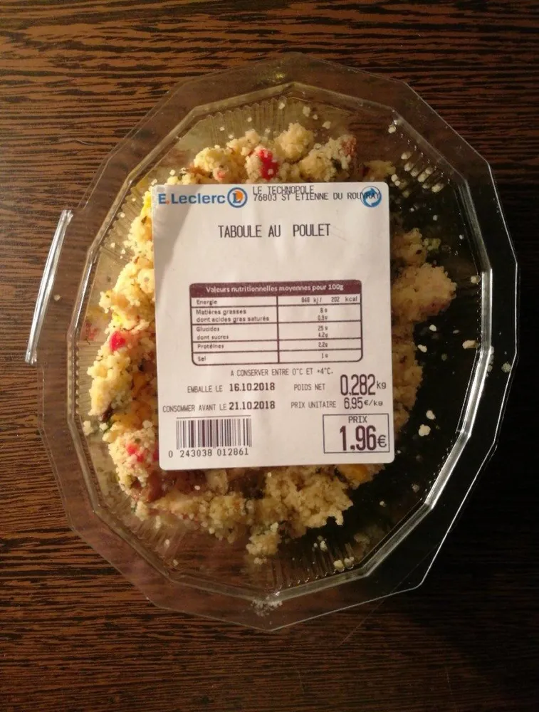 Taboulé au Poulet