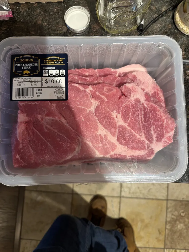 Aldi Bone In Pork Shoulder Steak