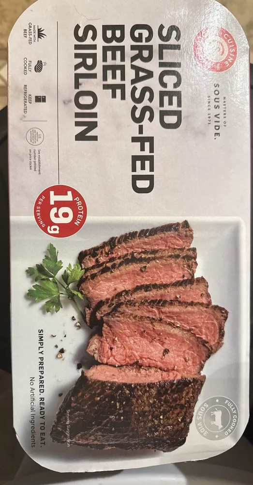 Sliced Grass-Fed Beef Sirloin