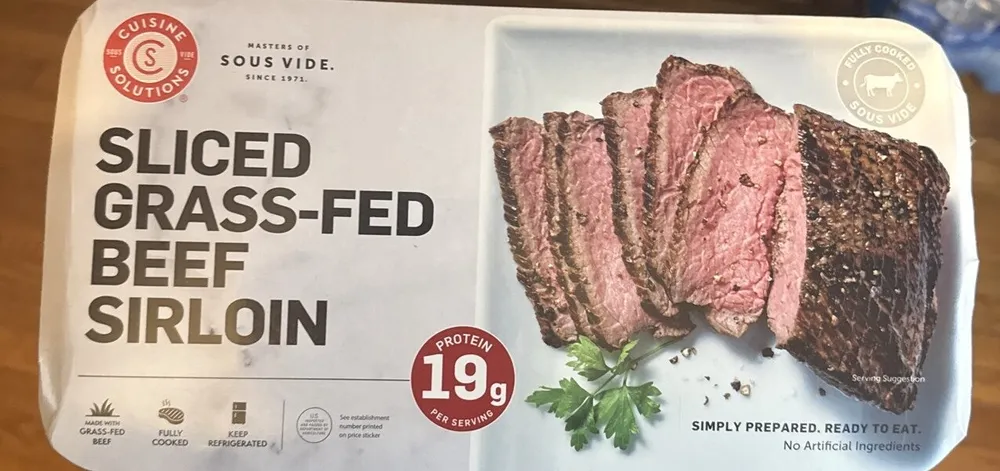 SLICED GRASS-FED BEEF SIRLOIN