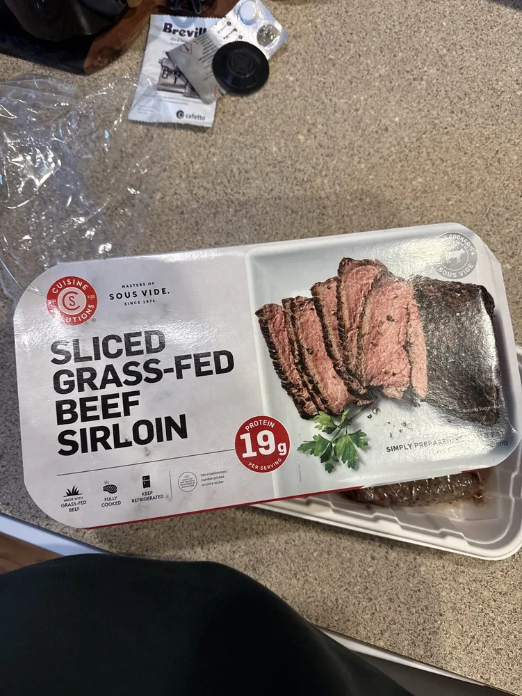 Sliced Grass-Fed Beef Sirloin