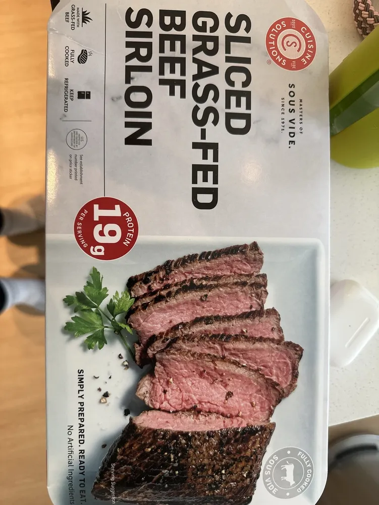 Sliced Grass-Fed Beef Sirloin