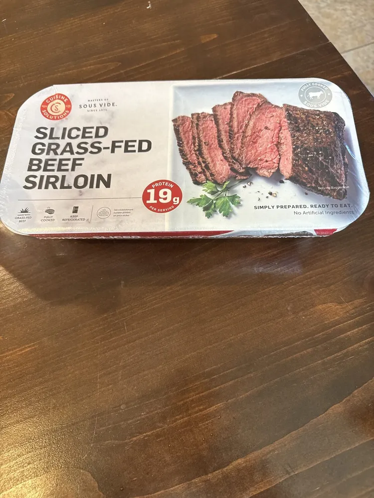 Sliced Grass-Fed Beef Sirloin