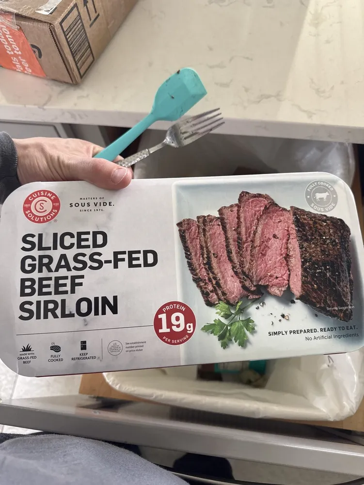 Sliced Grass-Fed Beef Sirloin