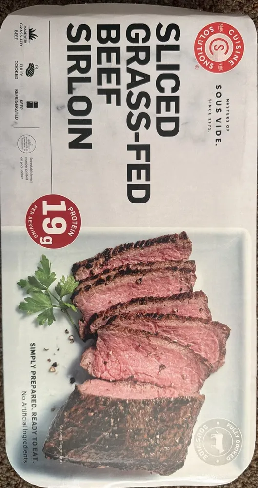 Sliced Grass-Fed Beef Sirloin