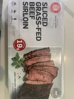 sliced grass fed beef sirloin
