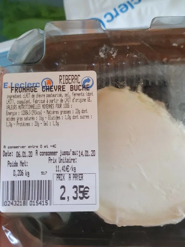 Fromage chèvre buche