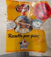 Rosette pur porc bridee main