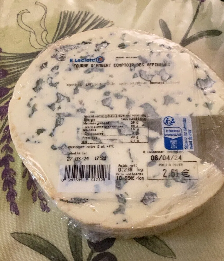 Fourme d’ambert comptoir des affineurs