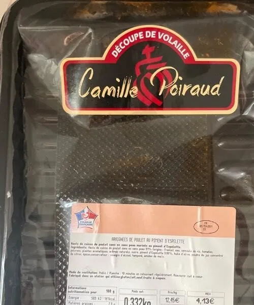 Découpe de volaille