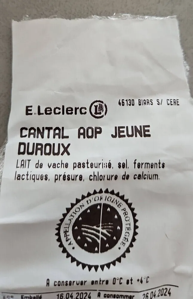 Cantal AOP Jeune