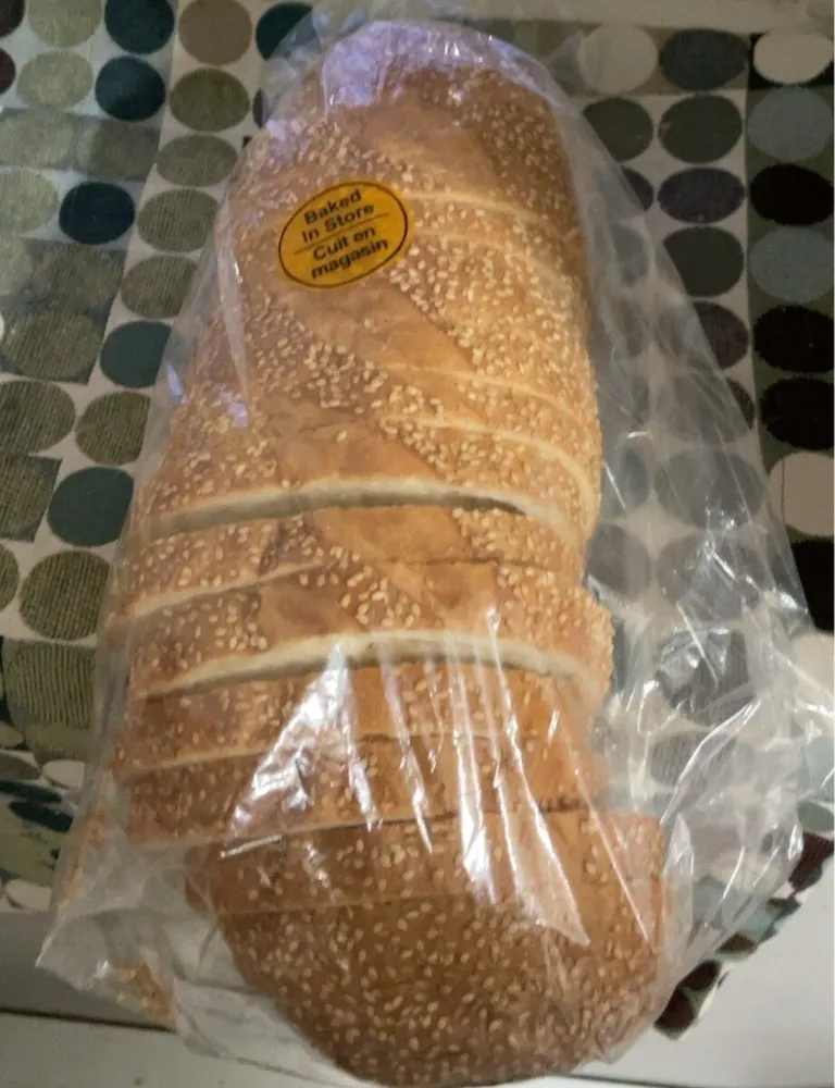 French bread with sesame seed