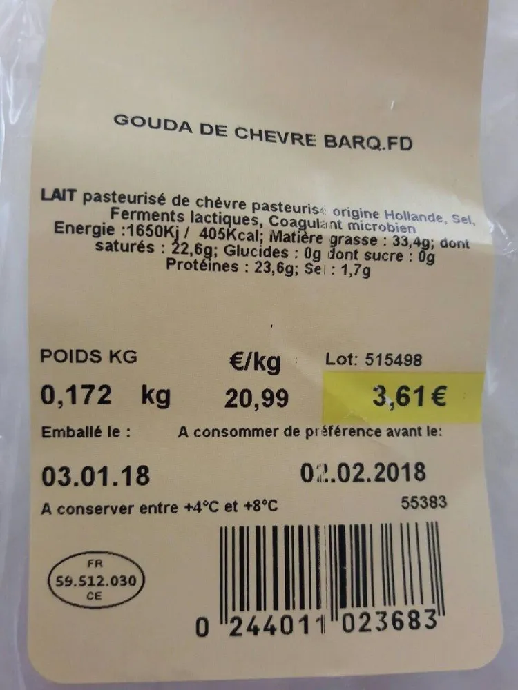 Gouda de chèvre