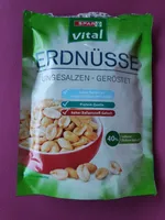 Erdnüsse ungesalzen - geröstet