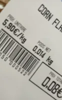 Corn flakes bio en vrac