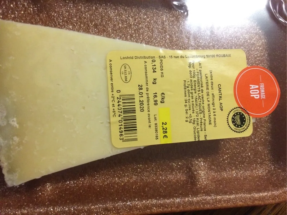 CANTAL AOP